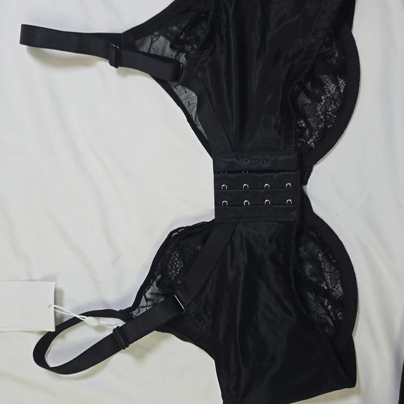 Hsia Lace Elegant Black Full Coverage Lift Underwire Bra Size 36G NwT. - Picture 4 of 7